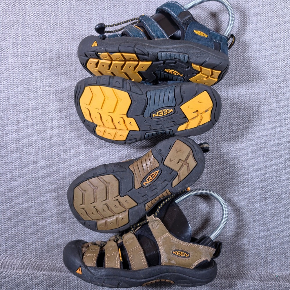 2 Pack Keen Newport H2 Kids 2 Blue Beige Waterproof Sport Sandals